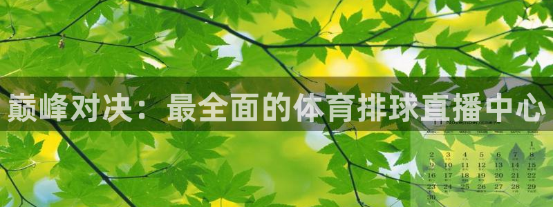 nba黑白体育免费直播：巅峰对决：最全面的体育排球直播中心
